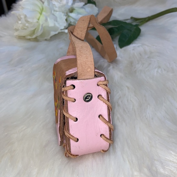 Hand Tooled / Crafted Leather Mini Bag for Girls - Picture 9 of 17